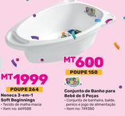 Baby Care Conjunto de Banho Para Bebe de 5 Pecas