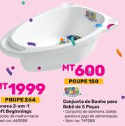 Baby Care Conjunto de Banho para Bebe de 5 Pecas