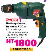 Ryobi Berbequim de Impacto 500w