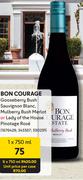Bon Courage Gooseberry Bush Sauvignon Blanc,Mulberry Bush Merlot-750ml