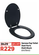 Sensea Pop Toilet Seat Paris Matt Black 81479445