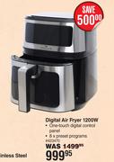 Stellar Digital Air Fryer 1200W