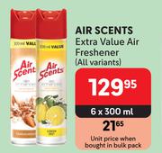 Air Scents Extra Value Air Freshener (All Variants)-6 x 300ml