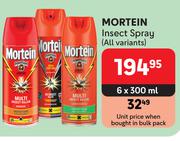 Mortein Insect Spray (All Variants)-6 x 300ml
