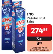 Eno Regular Fruit Salts-72's Pack