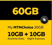 MTN Month To Month Contracts 60GB (12 Months)