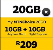 MTN Month To Month Contracts 20GB