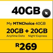 MTN Month To Month Contracts 40GB