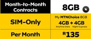 MTN Month To Month Contracts 8GB
