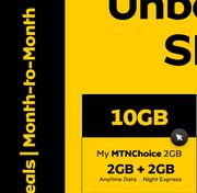 MTN Month To Month Contracts 10GB (12 Months)