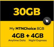 MTN Month To Month Contracts 30GB (12 Months)