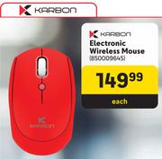 Karbon Electronic Wireless Mouse-Each