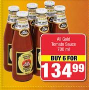 All Gold Tomato Sauce-6 x 700ml