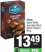 Hinds Spice Refill Assorted (Excl. Black Pepper)-85g Each