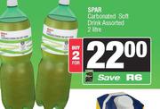 Spar Carbonated Soft Drink Assorted-For 2 x 2Ltr