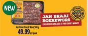 Jan Braai Peach Wors-500g Per Pack