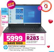 HP Intel Celeron Laptop