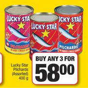 Lucky Star Pilchards (Assorted)-For Any 3 x 400g