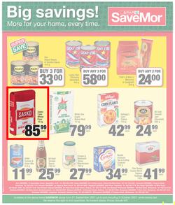 SPAR SAVEMOR EASTERN CAPE : We Are Here For You (21 September - 3 October 2021) Valid in Alexandria, Dordrecht, Hogsback, Idutywa, Willowvale, Mooiplaas, Richmond, page 4