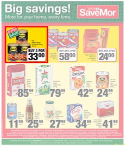 SPAR SAVEMOR EASTERN CAPE : We Are Here For You (21 September - 3 October 2021) Valid in Alexandria, Dordrecht, Hogsback, Idutywa, Willowvale, Mooiplaas, Richmond, page 4