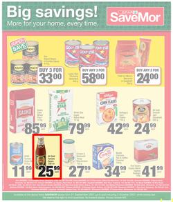 SPAR SAVEMOR EASTERN CAPE : We Are Here For You (21 September - 3 October 2021) Valid in Alexandria, Dordrecht, Hogsback, Idutywa, Willowvale, Mooiplaas, Richmond, page 4