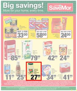 SPAR SAVEMOR EASTERN CAPE : We Are Here For You (21 September - 3 October 2021) Valid in Alexandria, Dordrecht, Hogsback, Idutywa, Willowvale, Mooiplaas, Richmond, page 4