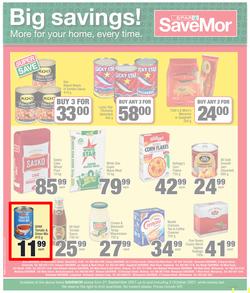 SPAR SAVEMOR EASTERN CAPE : We Are Here For You (21 September - 3 October 2021) Valid in Alexandria, Dordrecht, Hogsback, Idutywa, Willowvale, Mooiplaas, Richmond, page 4
