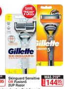 Gillette Skinguard Sensitive Or Fusion5 2UP Razor-Each