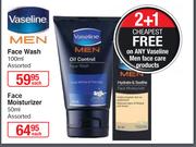 Vaseline Men Face Moisturiser Assorted-50ml Each