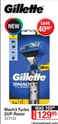 Gillette Mach3 Turbo 2UP Razor