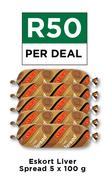 Eskort Liver Spread-5 x 100g Per Deal