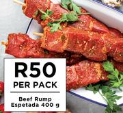 Beef Rump Espetada-400g Per Pack