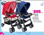 Little One Vito Red Or Navy Stroller-Each