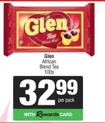 Glen African Blend Tea-100s