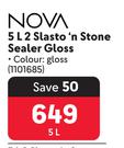 Nova 5L 2 Slasto n Stone Sealer Gloss