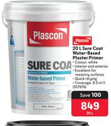Plascon 20L Sure Coat Water Based Plaster Primer