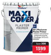 Dulux 20L Maxicover Plaster Primer