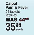 Calpol Pain & Fever-24 Tablets