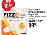 Fizz C Plus Immune System Supporter-30 Effervescent Tablets