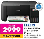 Epson Eco Tank L3250 3 In 1 Colour Printer