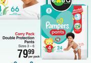 Pampers Double Protection Pants Carry Pack-Per Pack