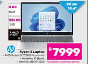 HP Ryzen 3 Laptop