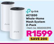 TP-Link AC1200 Whole Home Mesh System 2 Pack
