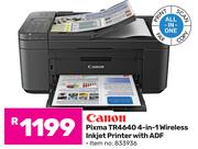 Canon Pixma TR4640 4 In 1 Wireless Inkjet Printer With ADF