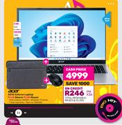 Acer A315 Celeron Laptop Plus Sleeve Plus Mouse