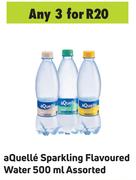 Aquelle Sparkling Flavoured Water Assorted-For 3 x 500ml