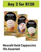 Nescafe Gold Cappuccino Assorted-For 2 x 10s