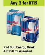 Red Bull Energy Drink Assorted-For 2 x 4 x 250ml