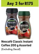 Nescafe Classic Instant Coffee Assorted-For 2 x 200g