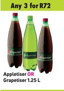 Appletiser Or Grapetiser-For 3 x 1.25L